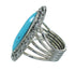 Southwest Silver Turquoise Jewelry Ring Size 8-1/4 QX86066
